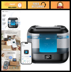 Top Fill 4L Smart Humidifier for Large Rooms, 36H Runtime, APP/Voice Control, Qu