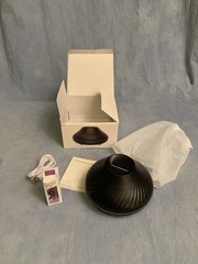 NEW RGB Flame Aroma Diffuser 130ml 3d Color Flame Humidifier Black