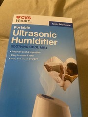 Health Portable Ultrasonic Humidifier One Touch Soothing Cool Mist Moisture