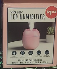 Blue Oil diffuser Portable USB LED Mini Humidifier Mist Purifier for Car Home.