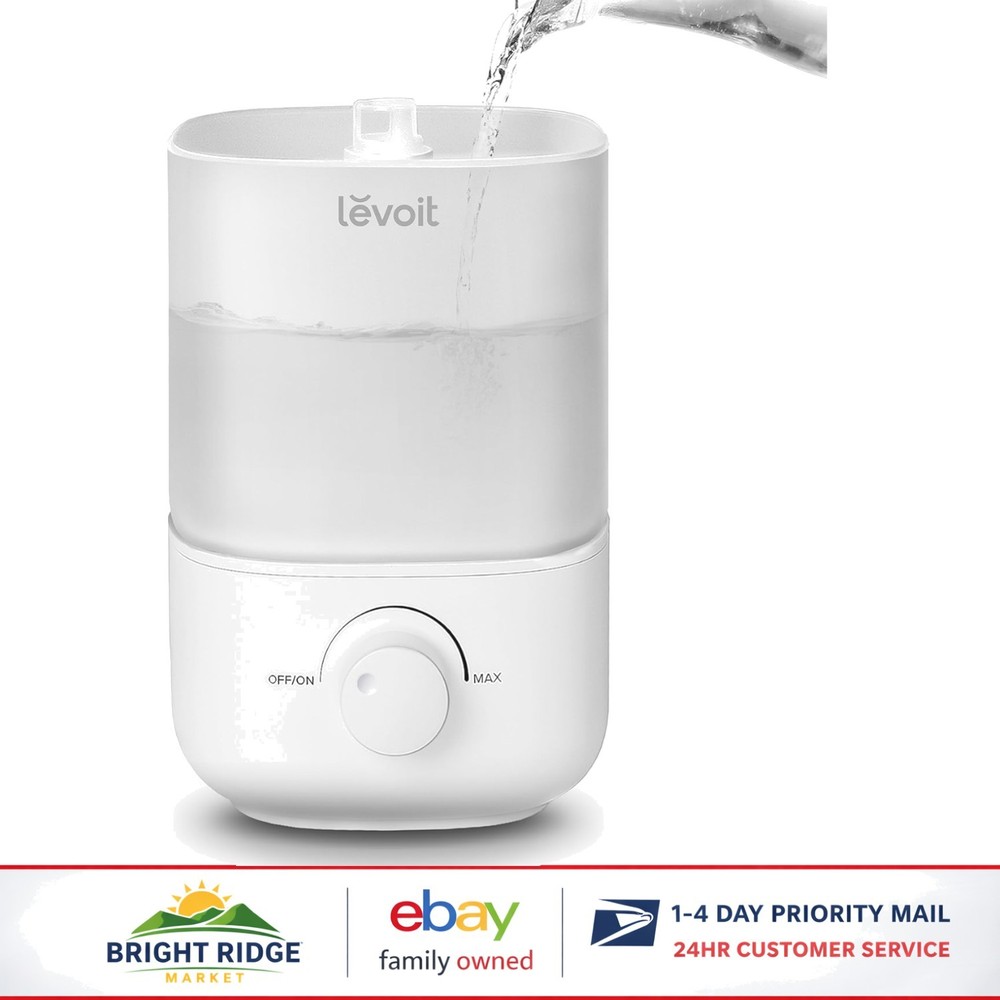 2.5L Quiet Cool Mist Humidifier, Ideal for Baby Nursery, Touch Control Operation