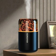 Mini volcano humidifier colorful atmosphere light bedroom small household car de