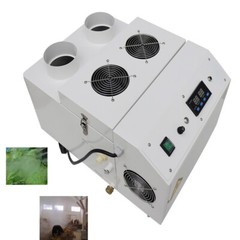 Ultrasonic Industrial Humidifier Cooler Sprayer Fog 9kg/h 110V Two Hole 300m³/h