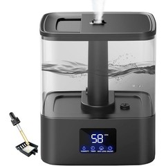 15Hour Humidifier Room Humidity Display 3 Mist Modes Quiet Timer Aromatherapy US