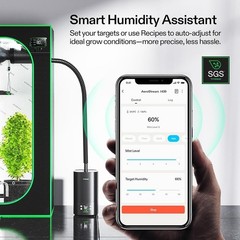 Ultrasonic Humidifier Smart Control Whisper-Quiet Plant Friendly Adjustable Mist