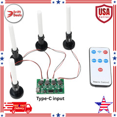 Type-C Humidifier DIY Kits Ultrasonic Mist Maker Driver Circuit Board 4 Atomizer