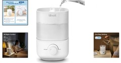 Sophisticated 2.5L Cool Mist Humidifier with 360° Nozzle – Convenience Redefined