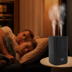 6L/202.91oz Mist Humidifier Machine Tabletop Hot & Cold Humidifier Free Standing