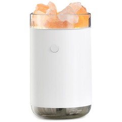 Salt LED USB Humidifier Lamp Aura, White