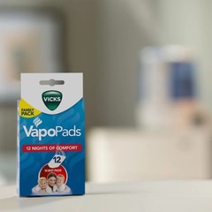 Soothing Menthol Vapo Pads for Sinus and Allergy Relief 12 Pack VSP19FP