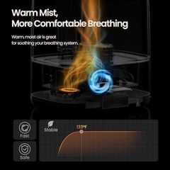 6L Ultrasonic Humidifier Cool Warm Mist Smart Auto Sleep Timer Quiet Aroma New
