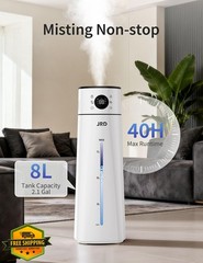 JRD Humidifier Large Room 8L/ 2.1Gal, Ultrasonic Cool Mist for Bedroom, Quiet…