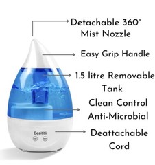 Pure Ultrasonic Cool Mist Humidifier – Lasts Up To 21 Hours, With 28dB Whisper