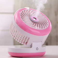 TABLETOP MIST FAN HUMIDIFIER RECHARGEABLE AND PORTABLE COOLING MISTING SPRAY FAN