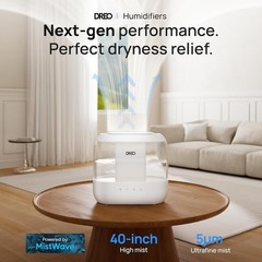 Home Humidifiers 32H Runtime Top Fill 4L Supersized Cool Mist Bedroom Plants New