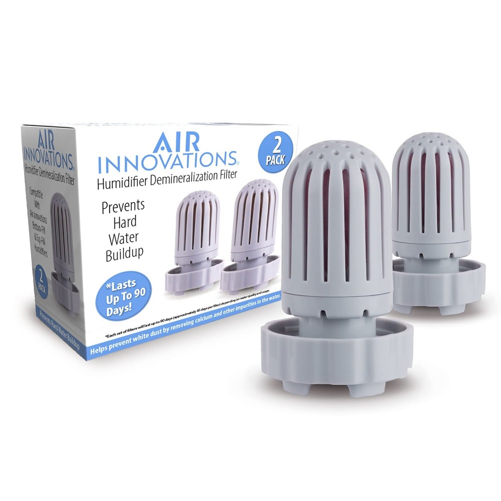 HUMIDIF Humidifier Demineralization Filters-Plastic-Set of 2, Silver