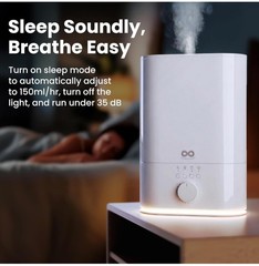 Everlasting Comfort 6L Ultrasonic Humidifier, Aromatherapy, 60hr Runtime – NEW