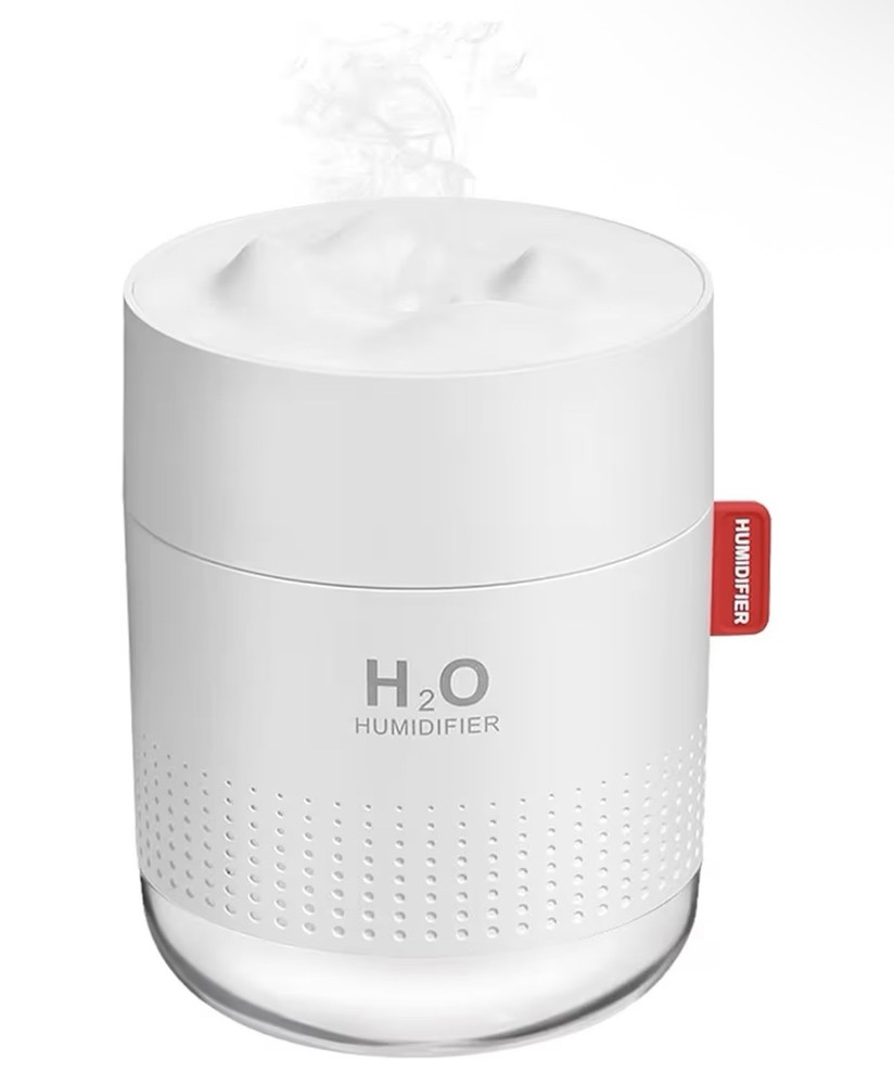 Portable Mini Humidifier – 500ml Whisper-Quiet USB Humidifier for Home/Travel