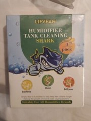 Lifvean Humidifier Water Cartridge (2, 4-Packs) Tank Cleaner 8 cartridges total