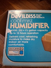Vintage Devilbiss Cool Mist Humidifier Vaporizer Model 250 Tested Works