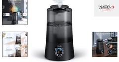 4L Cool Mist Ultrasonic Humidifier & Oil Diffuser – Whisper Quiet for Baby