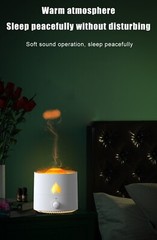 USB Aroma Diffuser Ultrasonic Fire Lamp Fragrance Jellyfish Air Humidifier new