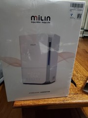 Milin Cool Mist Humidifier for Bedroom, Germ-Free LED Air Mist for Large Room wi