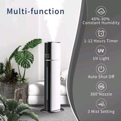 Humidifiers for Bedroom Large Room, 9L/2.4Gal Cool Mist Top Fill Humidifier with