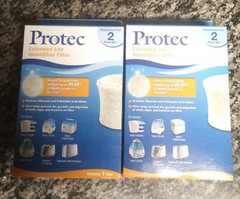 Protec Vicks,Sunbeam & Honeywell Home Humidifier Wick Filter Model WF2 Lot Of 2