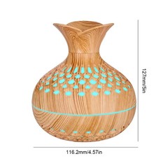 Wood Grain Humidifier 300ml USB Aroma Diffuser Atomizer USB Household Humidifier