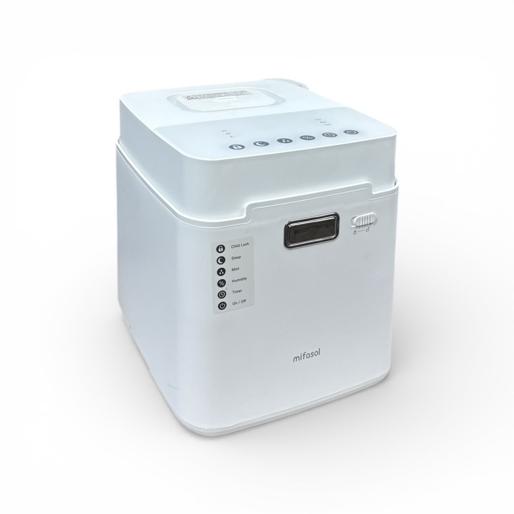 Mifasol Stainless Steel Humidifier, 3.3L/0.87Gal Steam Humidifier Large