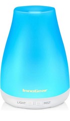 100ml Essential Oil Diffuser Humidifier Aromatherapy Ultrasonic 7 LED Aroma Mist