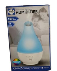 Sealy Multicolor Light-Up Humidifier Aroma Diffuser 2 Mist Modes Quiet Operation