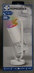 Sealy Humidifier w/ Multicolor Projector Night Light 360° Axis, 200ml, 5 or 10Hr