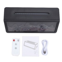 Fireplace Aromatherapy Diffuser 5W With RGB Lights 320ml Essential Oil Quiet