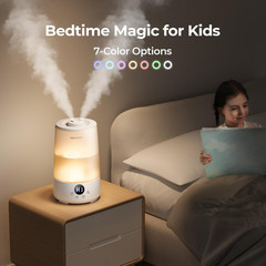 3.6L Cool Mist Humidifiers for Bedroom, Large Room, Home, Whole House, Office, L
