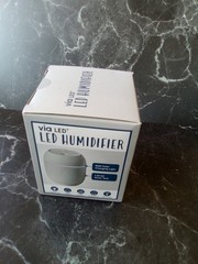 NEW – LED Humidifier – Light Gray With Color Changing Light (usb Cable Included)