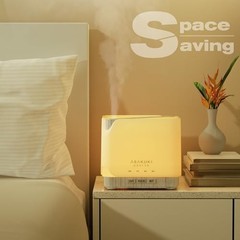 Essential Oil Diffuser Humidifier 700ml Large Room Quiet Auto Shut-Off 7 LED