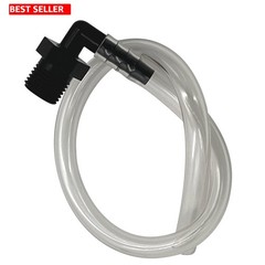 12-Inch Oxygen Humidifier Adapter with 9/16-18 UNF Connector – Tool-Free!