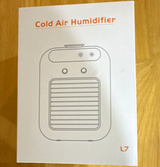 L7 Cool Mist Humidifier 500mL White Touch Switch LED Quiet 2-Speed 5V