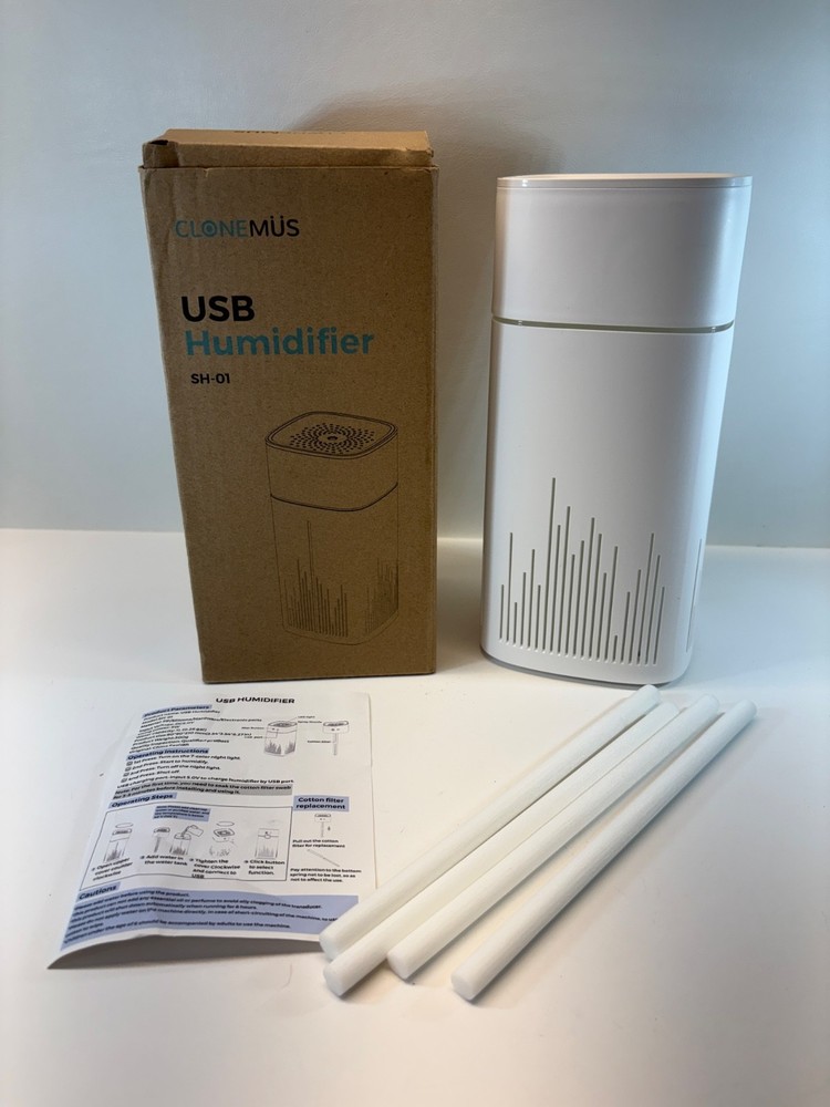 Clonemus USB Humidifier – New in Box
