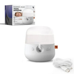 Sharper Image Travel Humidifier Mini Portable Battery USB Bottle Connector New