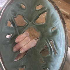 Green Cast Iron Woodstove Humidifier Steamer Vtg LL Bean