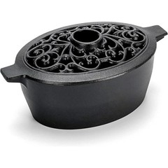 Cast Iron Wood Stove Steamer Humidifier Aroma Diffuser Durable Automatic Design