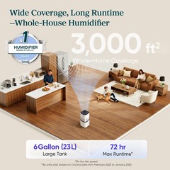 LEVOIT Superior 6000S Smart Evaporative Humidifiers for Home Whole House up to