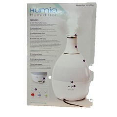 Tribest Humio HU-1020-B Ultrasonic Cool Mist Humidifier and Night Lamp