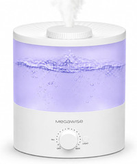 Megawise Cool Mist Humidifiers for Bedroom, 2L Tank Ultra-Quiet Humidifier for L