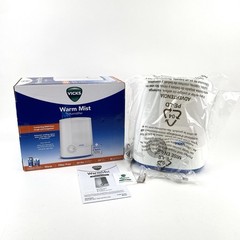 VICKS Warm Mist Humidifier, 1 Gallon Capacity, 24 Hour Run Time, V750D1V2 (New)