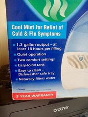 Vicks V3100 1.2 Gallon Cool Mist Humidifier New Open Box Free Shipping