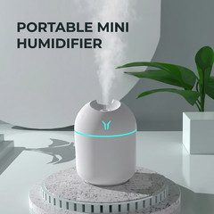 250ml Portable Mini Essential Oil Aroma Diffuser LED Ultrasonic Humidifier Mist